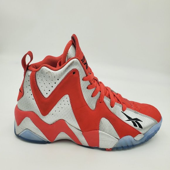 Reebok | Kamikaze 2 Mid | Red/Silver | 2013 | Size 8.5 - Picture 2 of 8